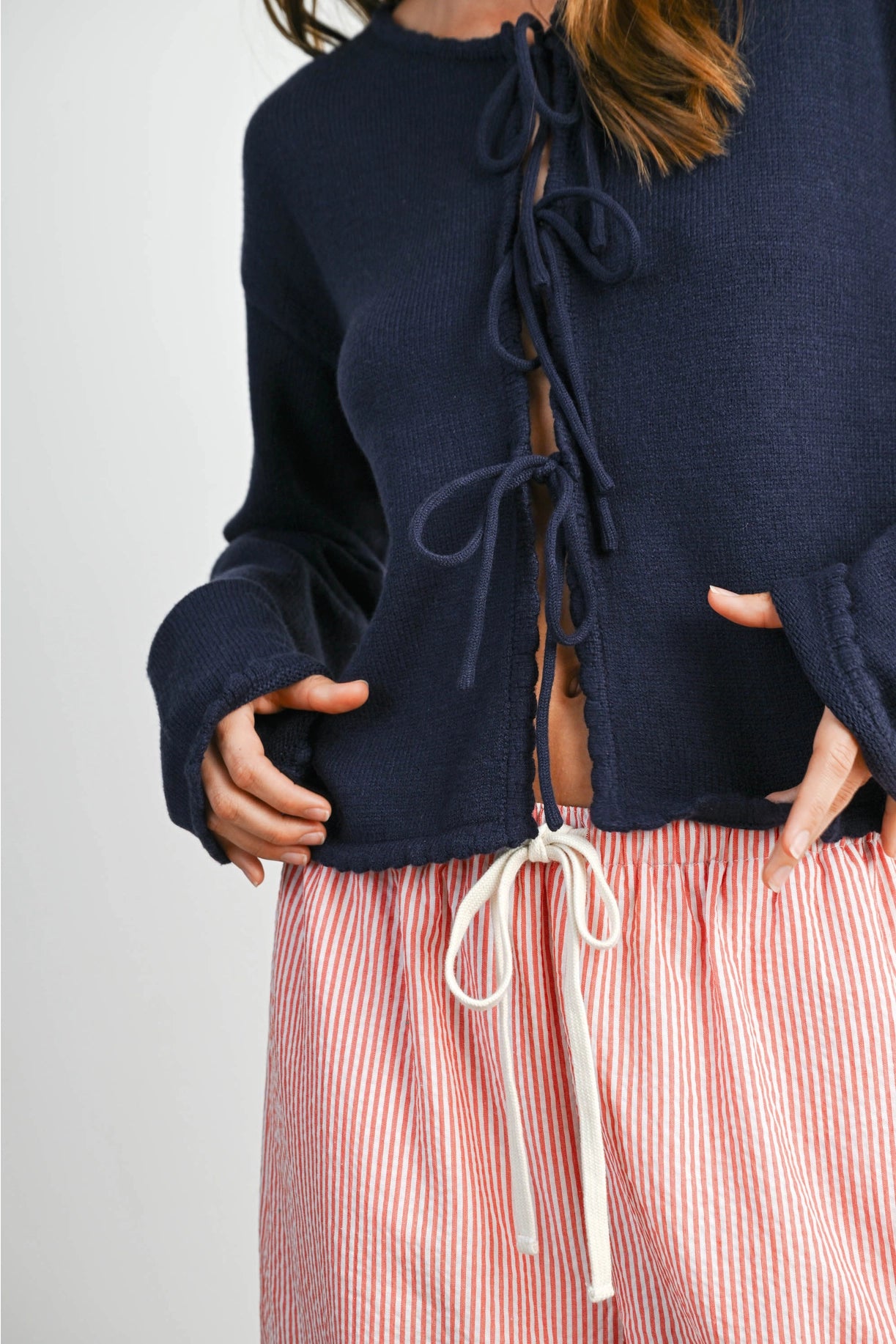 Tatum tie-front Cardigan - SHIPS 8/8
