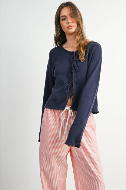 Tatum tie-front Cardigan - SHIPS 8/8