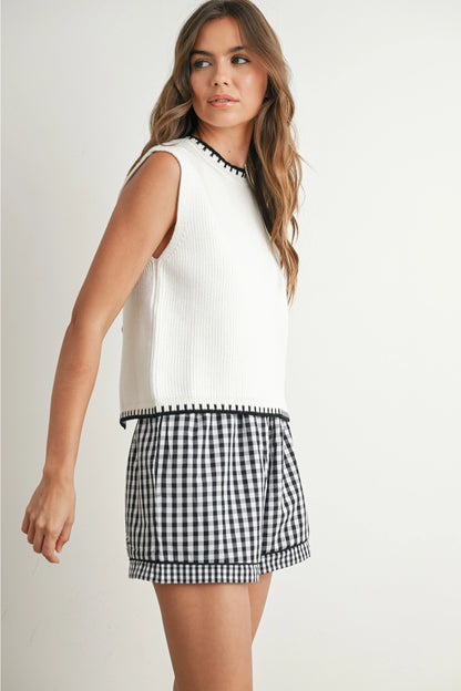 Whitney Sweater Vest - Ships 7/25